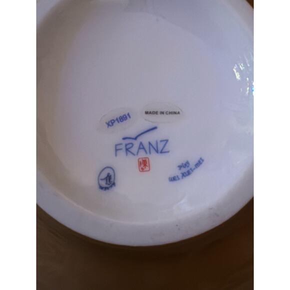 Franz Collection Sweet Pea Vase XP1891 Porcelain Floral, Hostess Christmas Gift - Picture 4 of 4